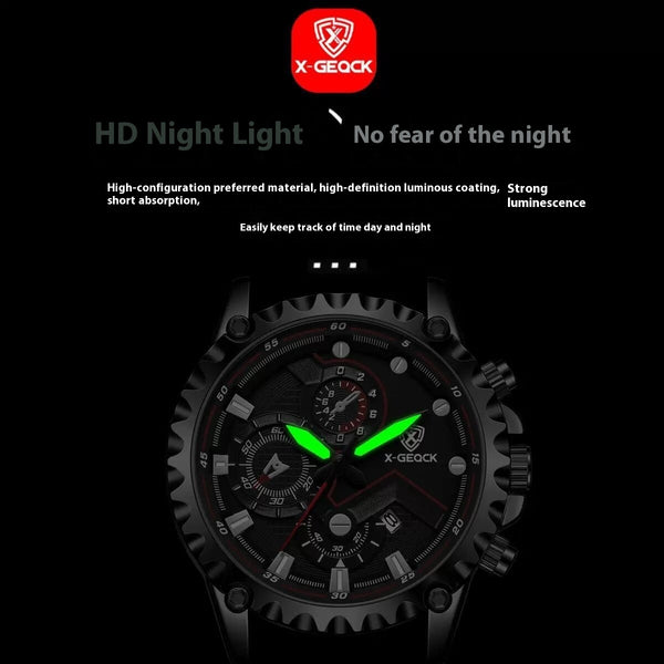 Sports Style Fashion Luminous Men's Quartz Watch