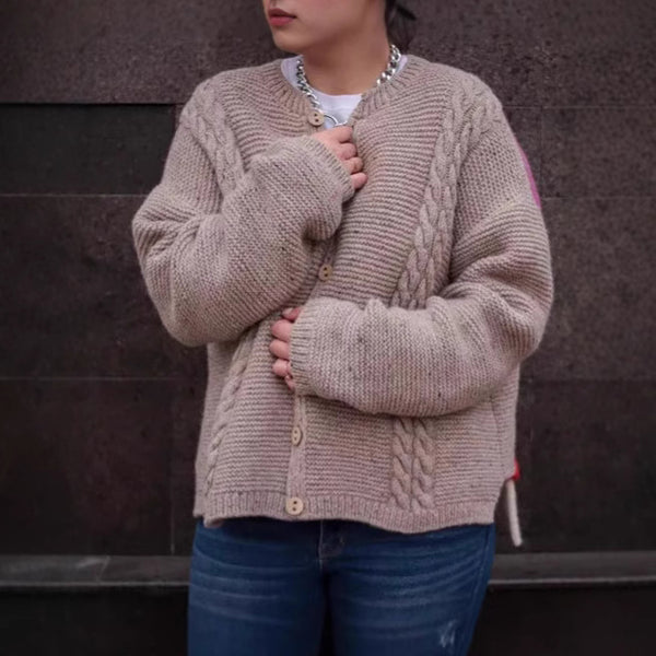 Women's Sweater Back Smiling Face Funny