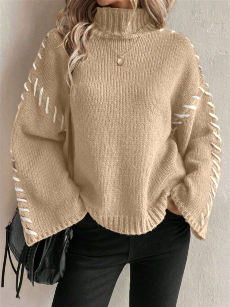 Long Sleeve Casual Loose Knitted Sweater