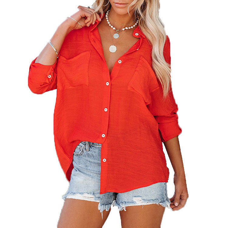 Chic Women's Casual Fashion Top in Trendy Global Styles